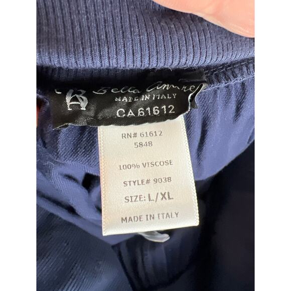 Bella Armore size L XL navy blue wide leg pants - Picture 3 of 3